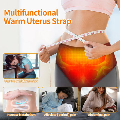 Period Heating Pad, Heating Pad for Period Cramps Massager for Women, with 3 Vibration and Heat Settings, New Upgrade Menstrual Heating Pad for Abdomen Pain and Cramps Relief